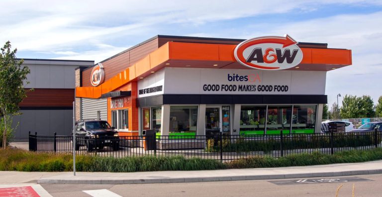 A&W Menu Price Canada