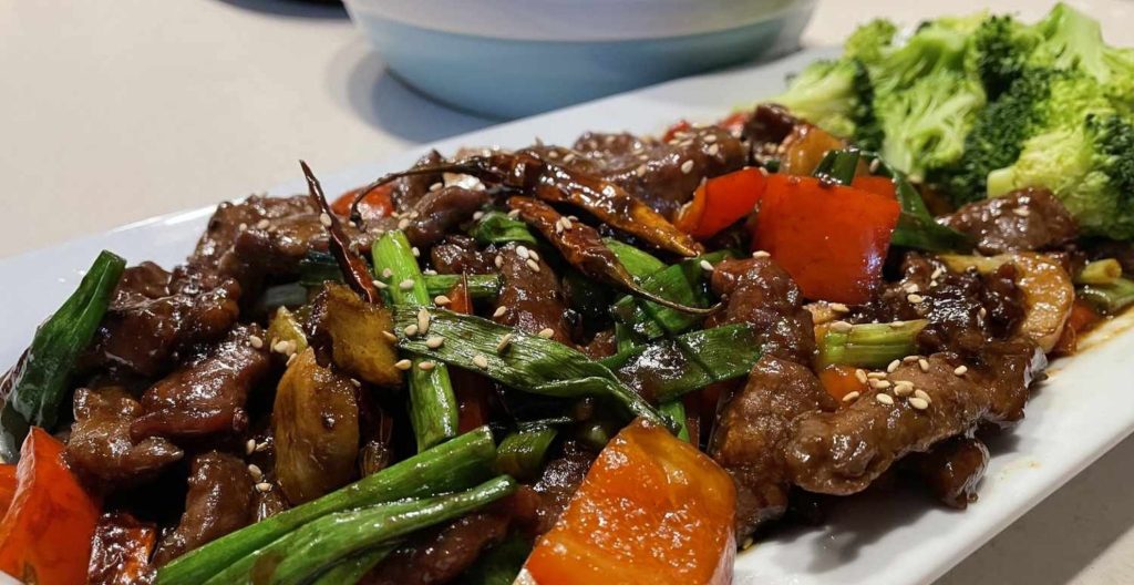 Mandarin Beef with Broccoli