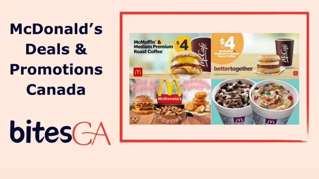 Mcdonalds Deals & Promotions Canada Menu