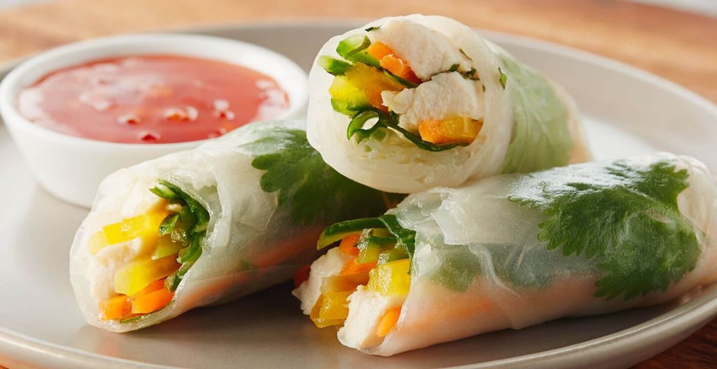 Mandarin Vegetable Spring Rolls