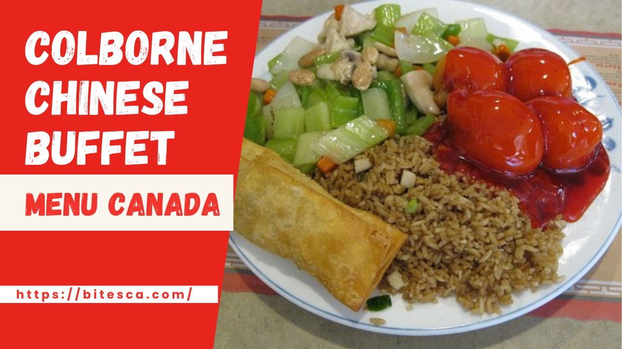 Colborne Chinese Buffet Menu