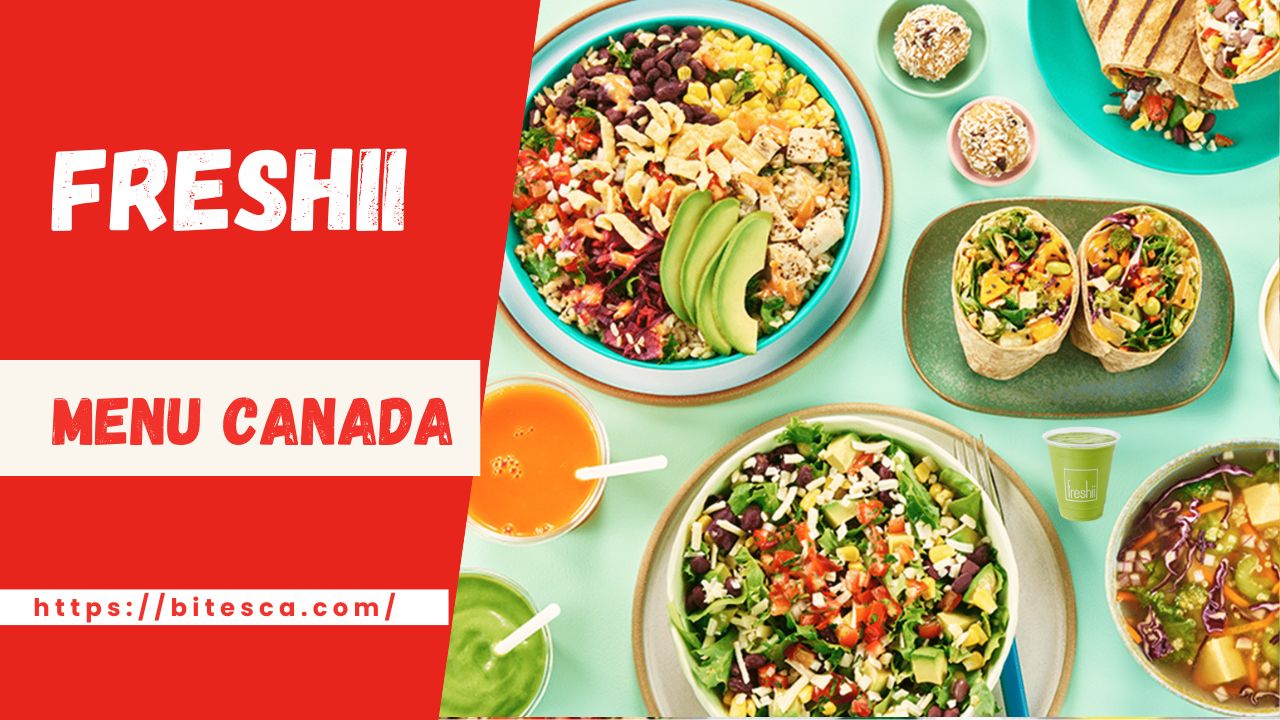 Freshii Menu