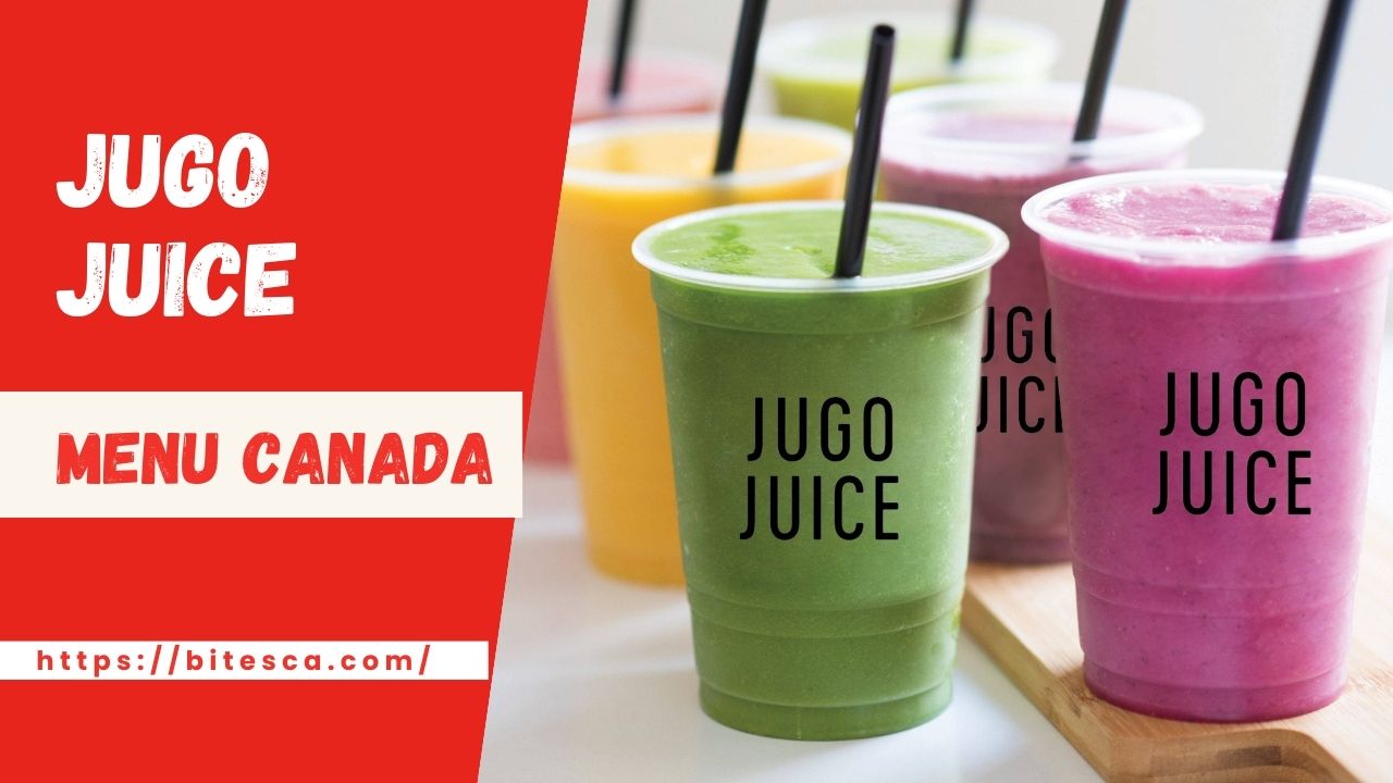 Jugo Juice Menu