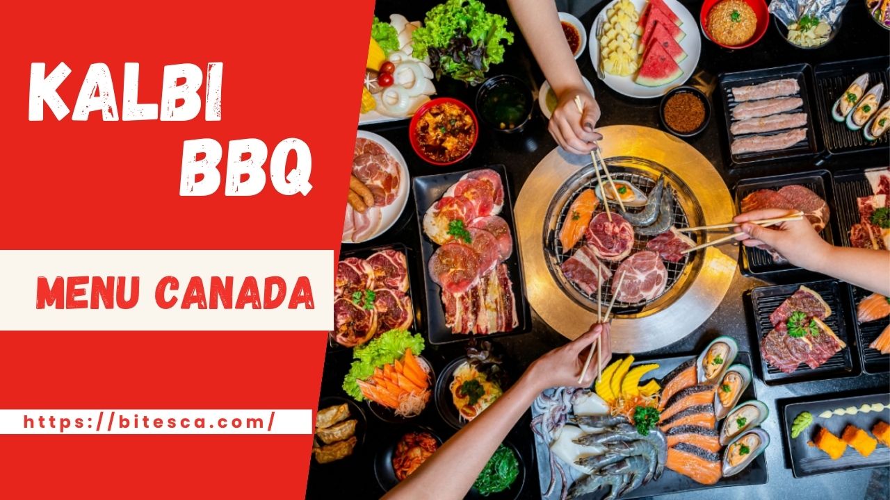 Kalbi BBQ Menu