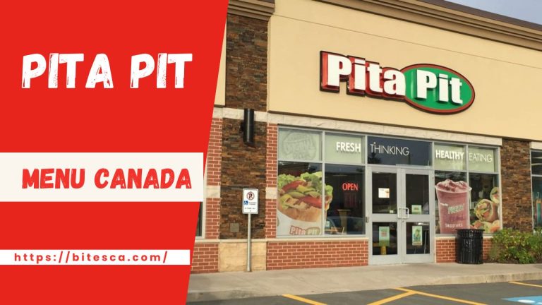 Pita Pit Menu