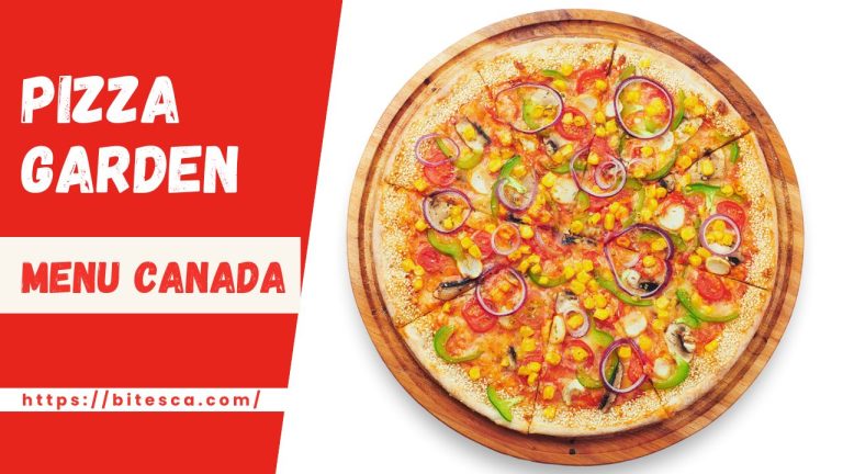 Pizza Garden Menu