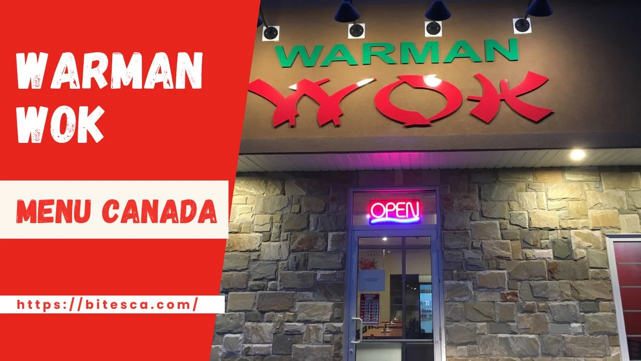 Warman Wok Menu Prices