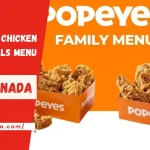 popeyes Chicken Family Meals Menu Canada