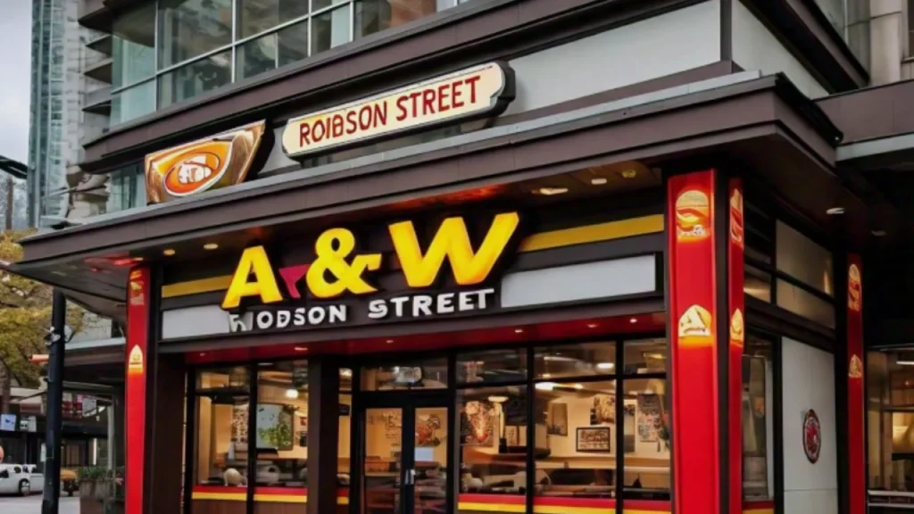 A&W Robson Street Restaurant Canada