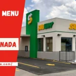 SubWay Menu Prices Canada