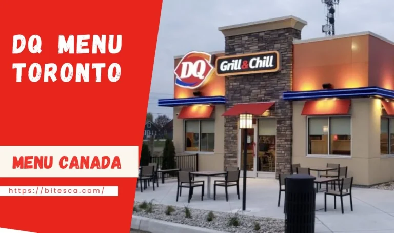 Dairy Queen Menu Toronto Prices Canada